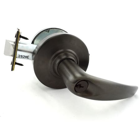 Schlage Commercial Classroom Athens Lever C Keyway, 2-3/4" Deadlatch, ANSI Strike Oil Rubbed Bronze ALX70PATH613